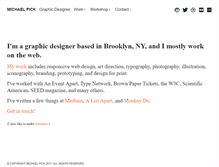 Tablet Screenshot of mikepick.com